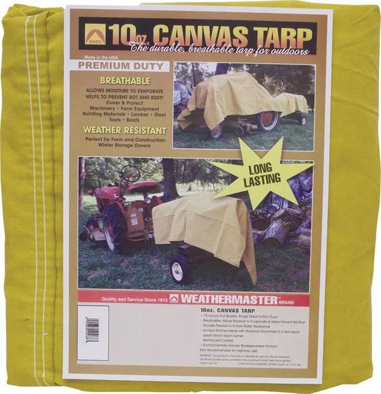 10x12 10oz Canvas Tarp