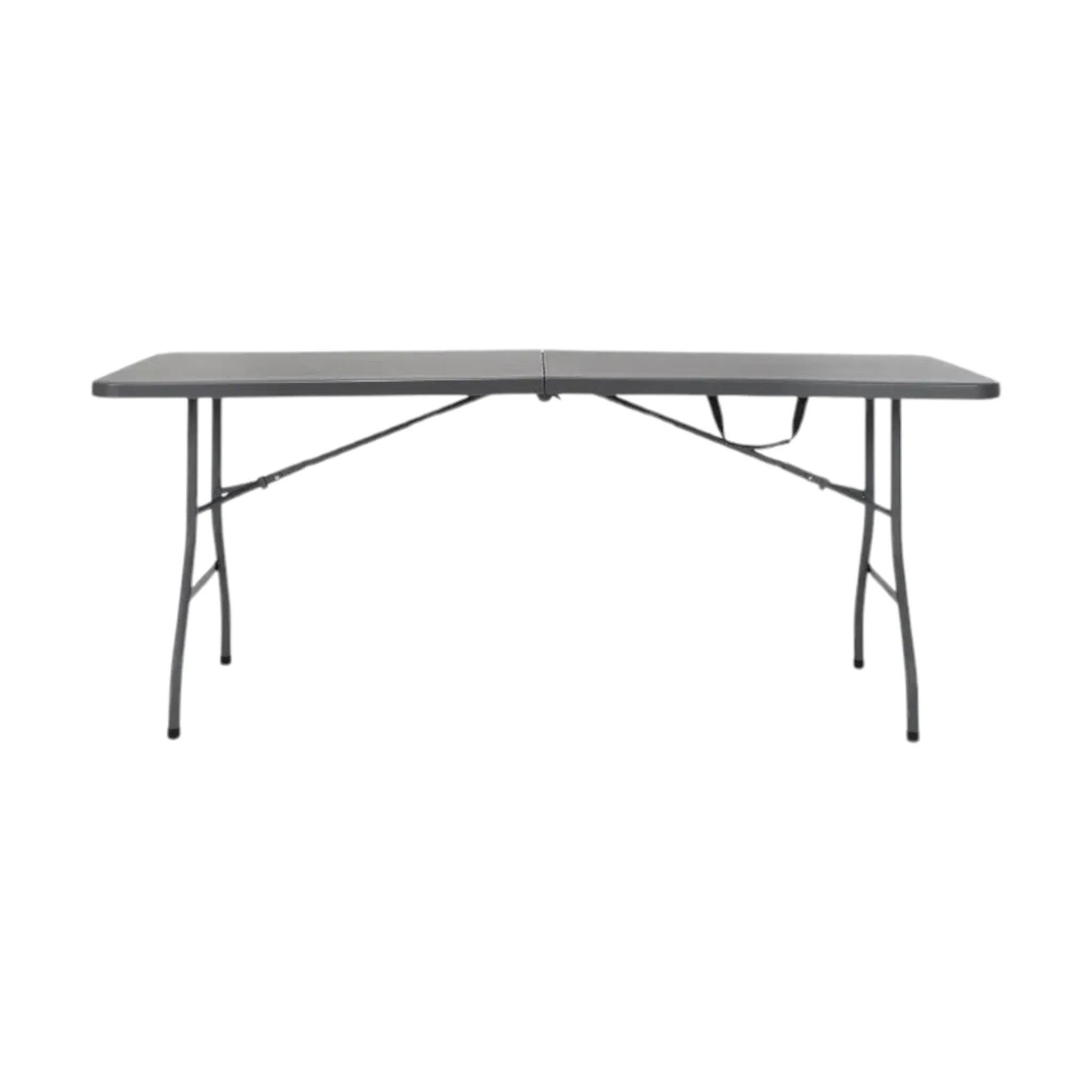 1.8m Folding Trestle Plastic Table 6ft Grey