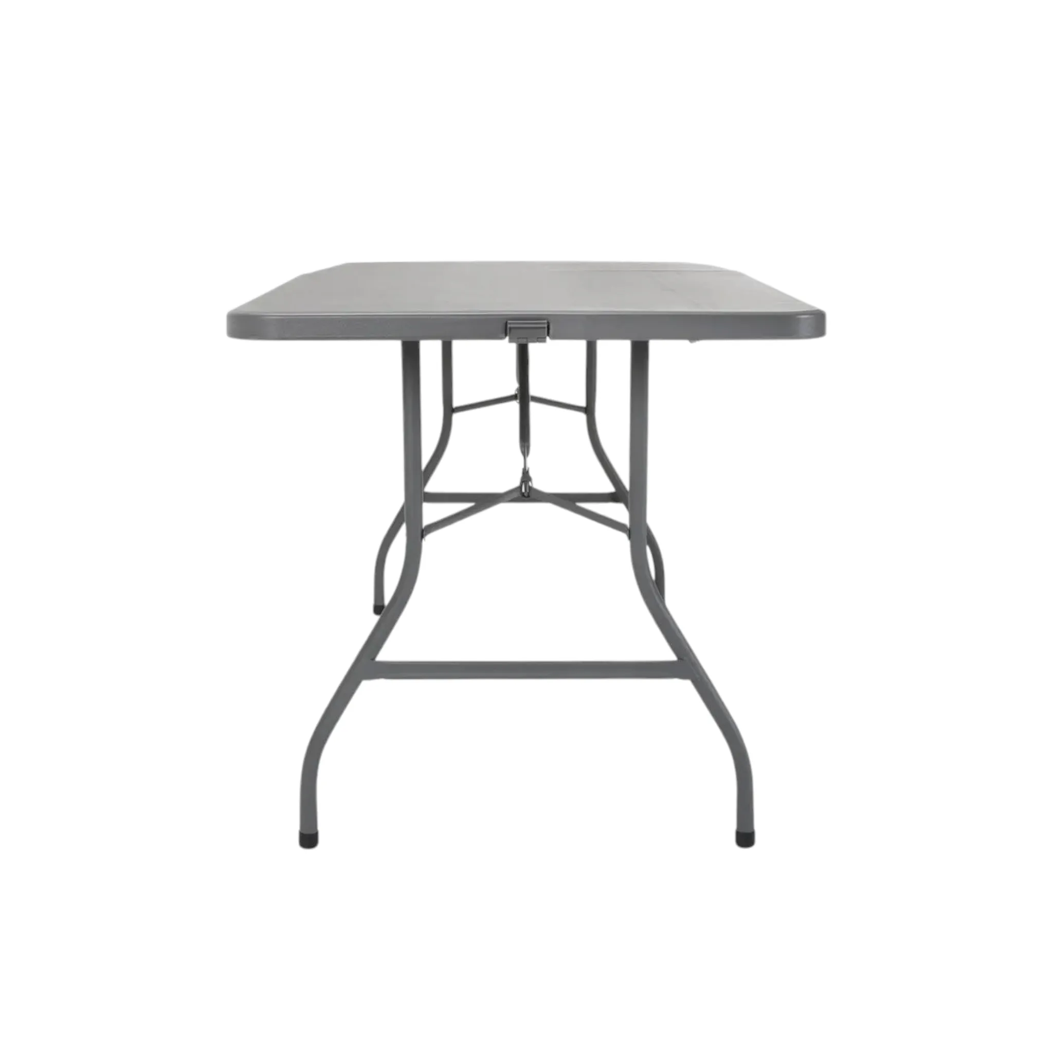 1.8m Folding Trestle Plastic Table 6ft Grey