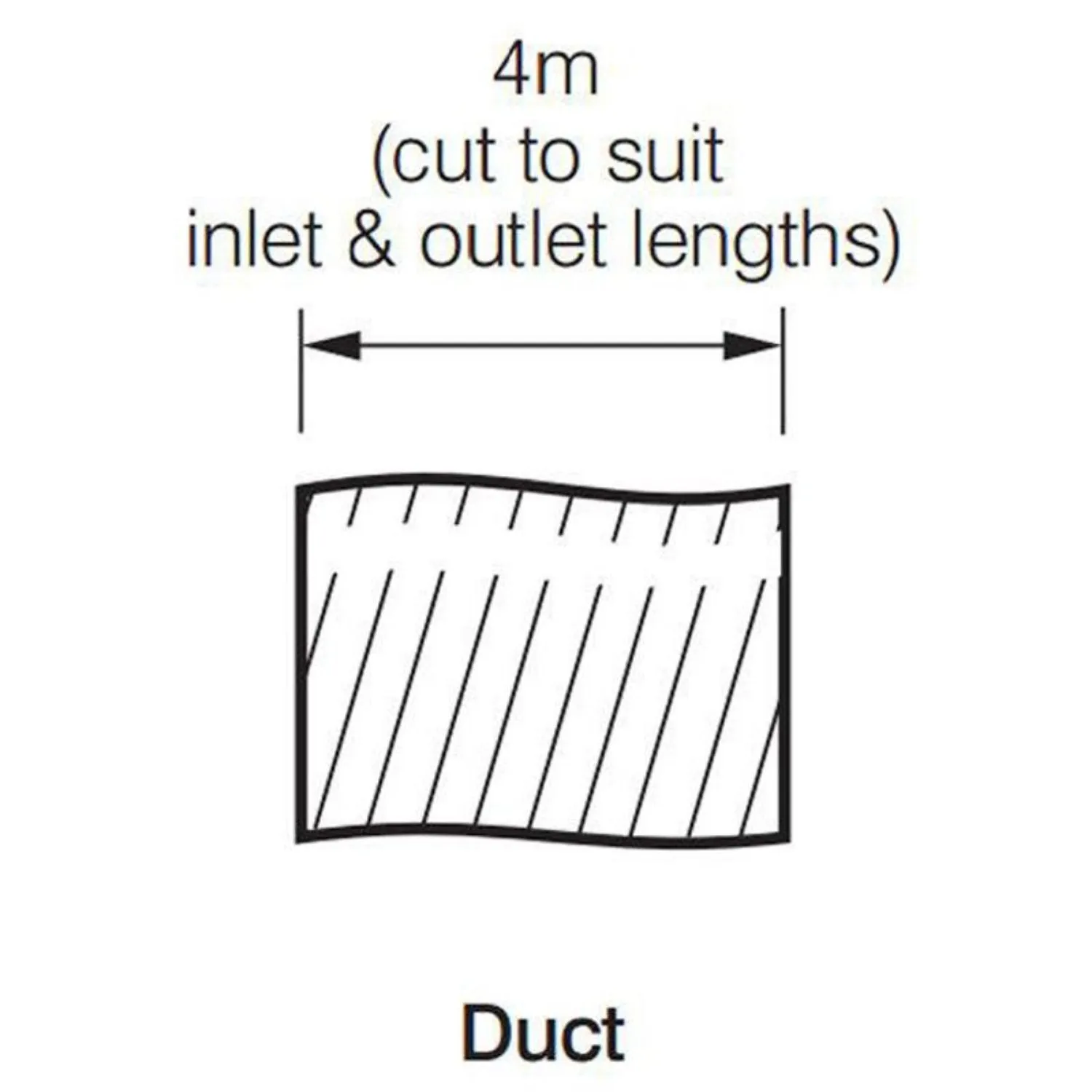 202/245m³/h Provent in-Line Duct Mounted Fan Kit (RIL-100 4M Duct internal/External Grille)