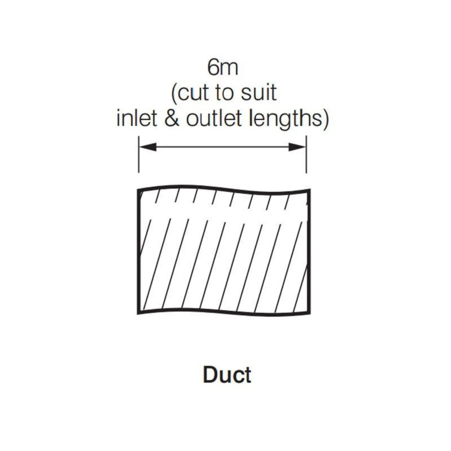 443/576m³/h Fantech Trade Provent in-Line Duct Mount Fan Kit (RIL-150SW 6M Duct internal/External Grille)