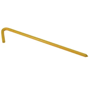 5/16" x  10" Tarp Stake - Yellow