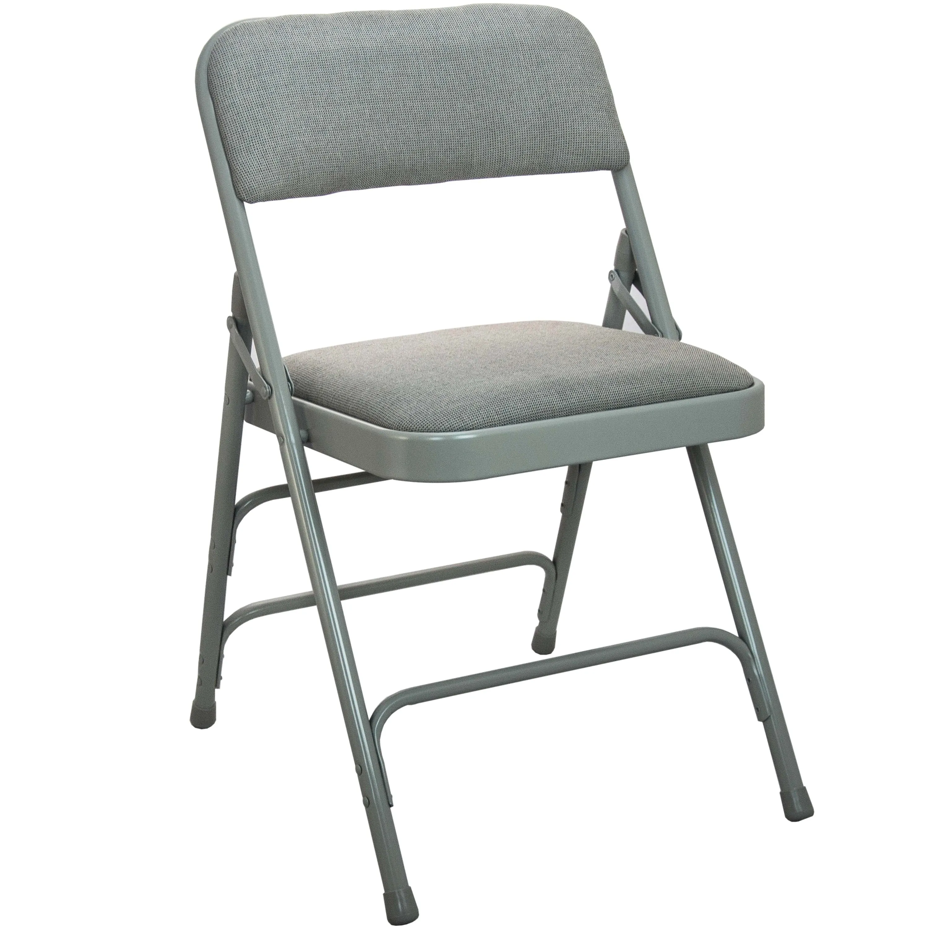 Advantage Padded Metal Folding Chair - Fabric Seat