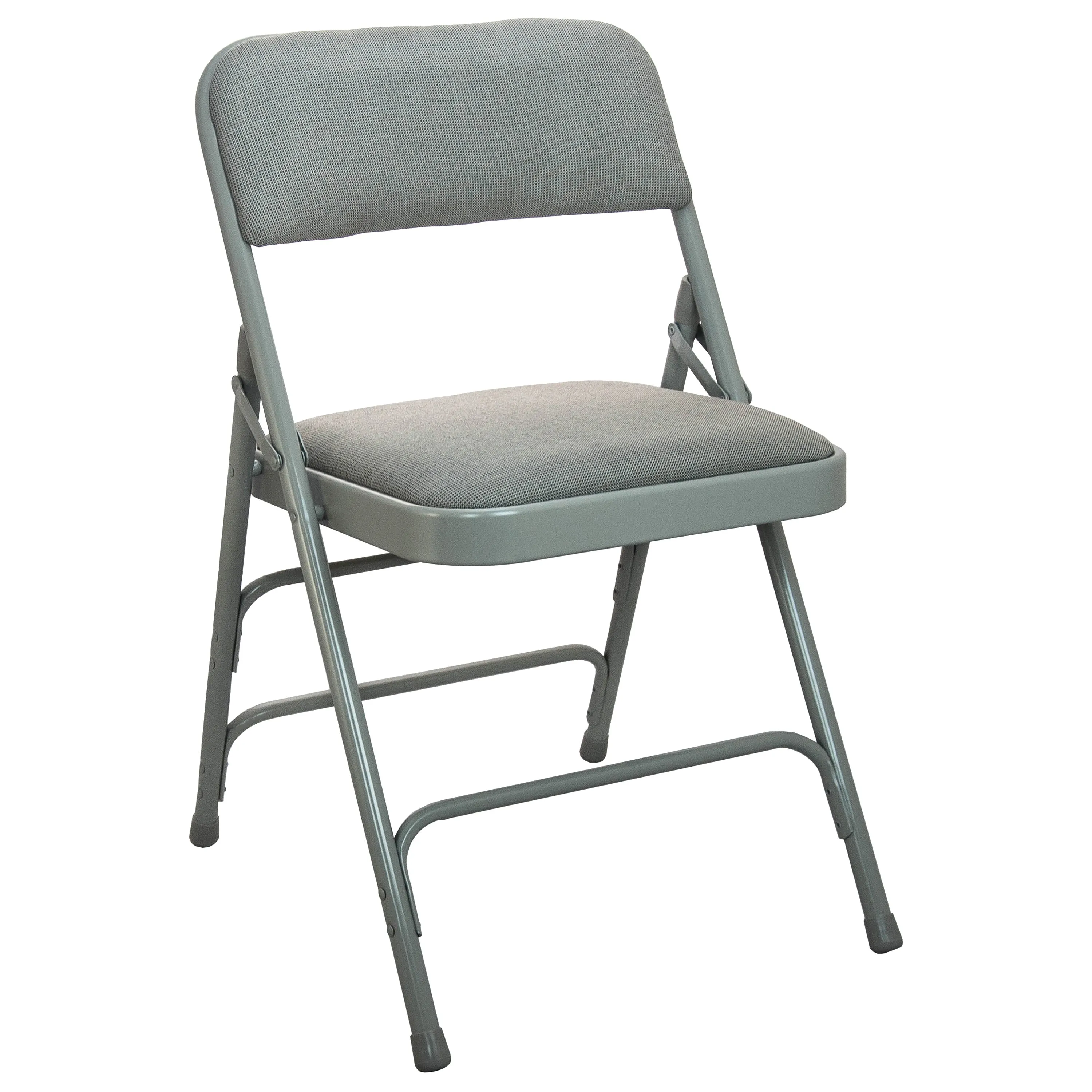 Advantage Padded Metal Folding Chair - Fabric Seat