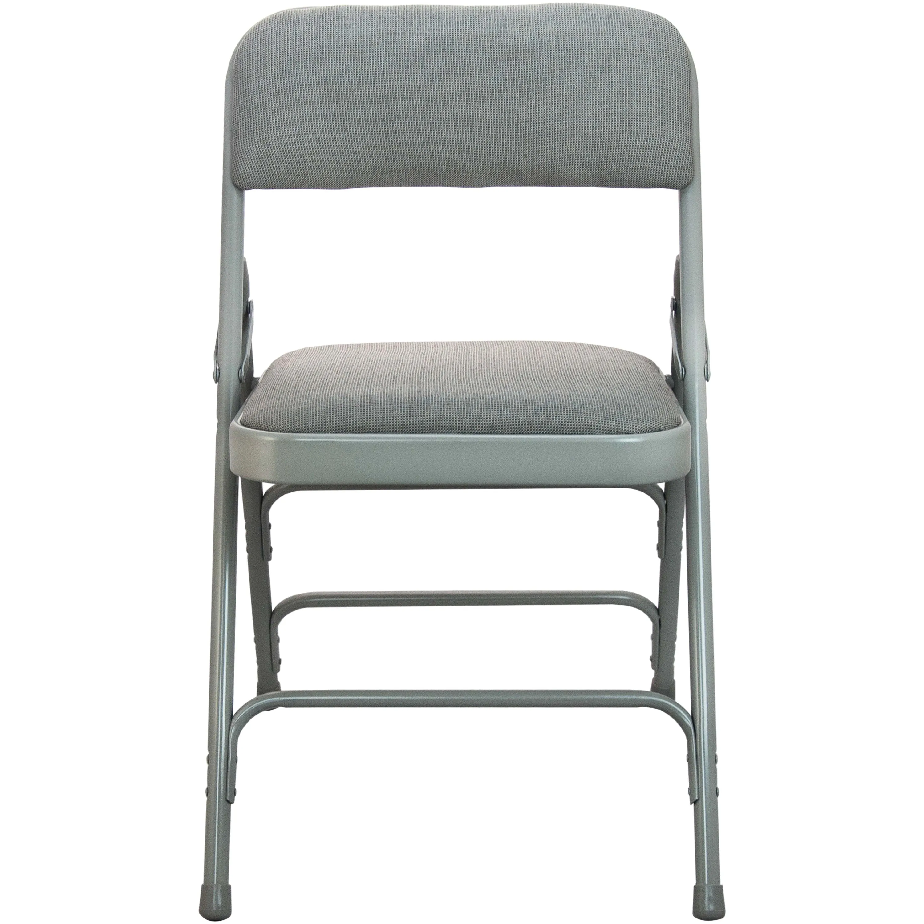 Advantage Padded Metal Folding Chair - Fabric Seat