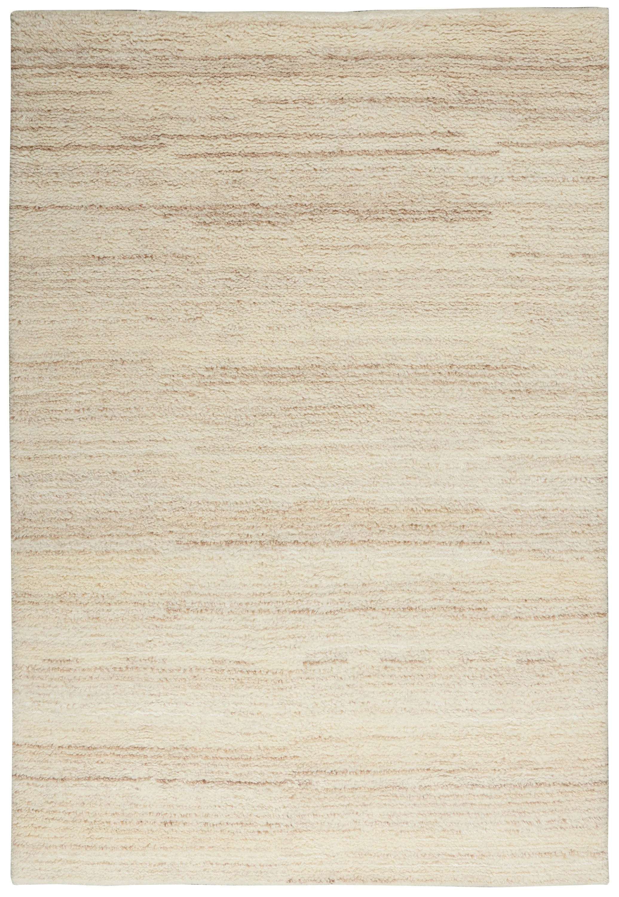 Agadir Hand Knotted Beige Rug