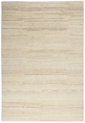 Agadir Hand Knotted Beige Rug