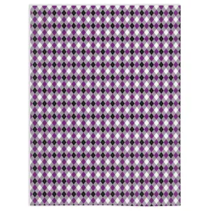 Asexual Argyle Pride Minky Blankets