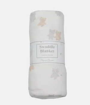 Baby Swaddling Blanket  - Bear Print