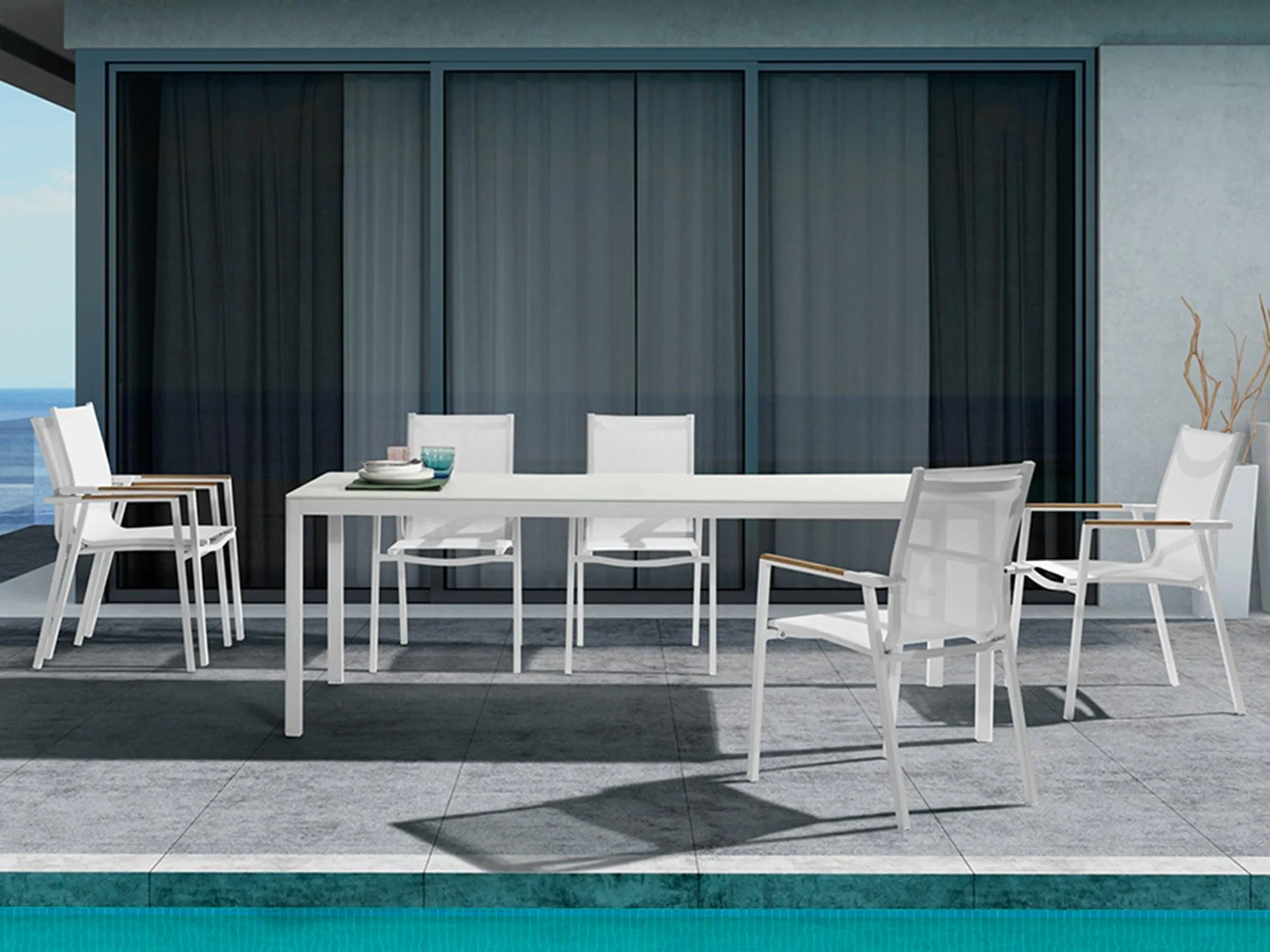 Bella Outdoor Rectangle Dining Table