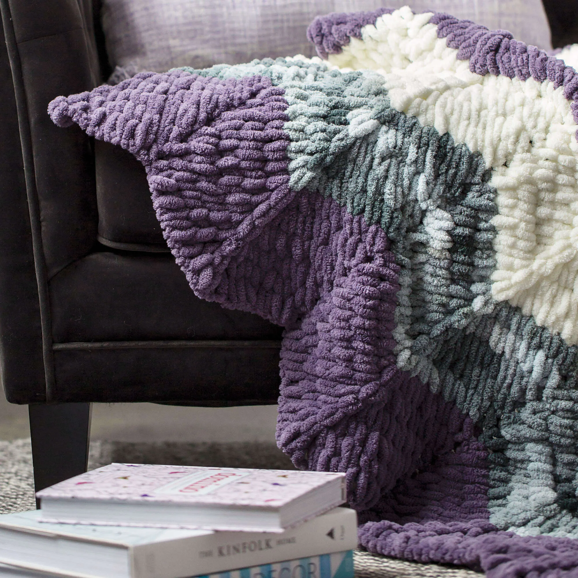 Bernat Craft Alize EZ Ripple Blanket