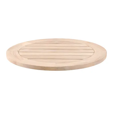 Boca Outdoor 63” Round Dining Table and Lazy Susan