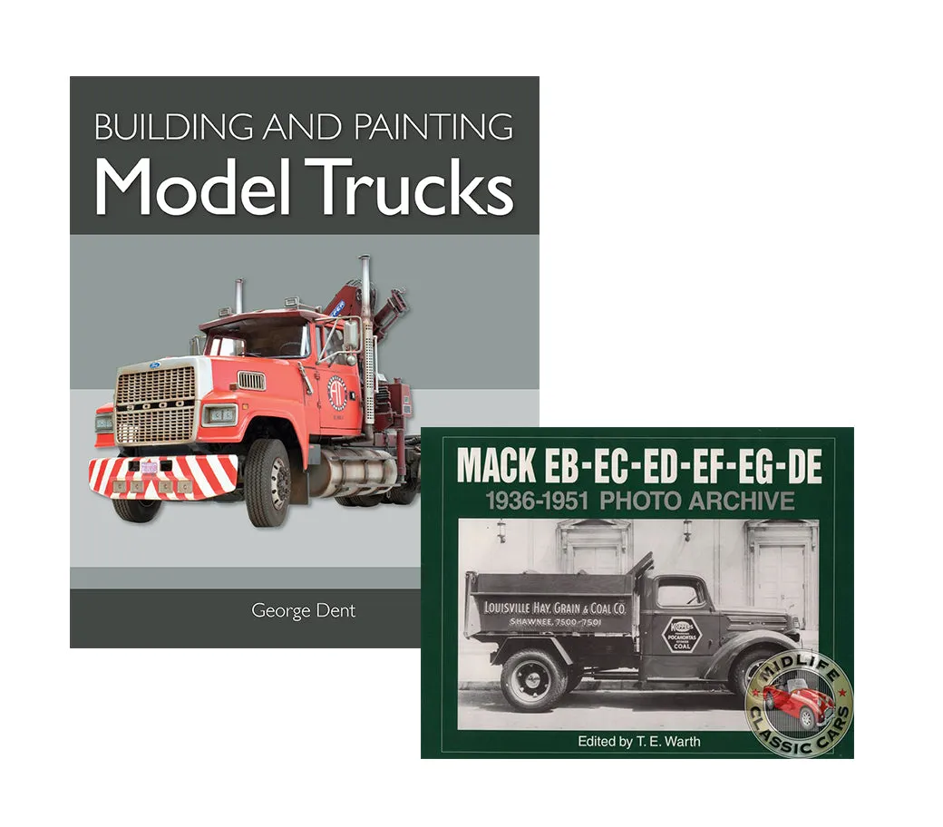 Building Mack EB-EC-ED-EF-EG-DE 1936-1951 Model Trucks 2 Book Set