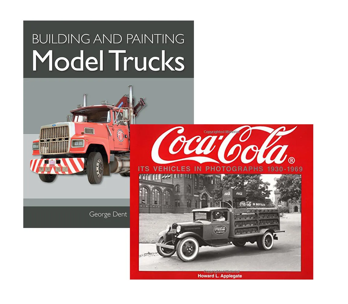 Building Model Trucks & Coca-Cola Vehicles in Photographs 1930-1969 (2 Book Set)