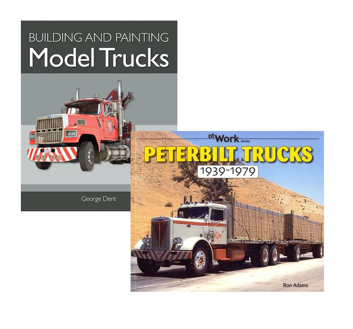 Building Model Trucks & Peterbilt Trucks 1939-1979 At Work two book set