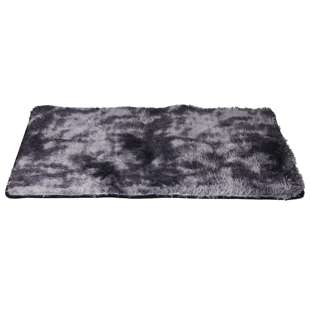 Caden 200x230 Floor Rug Shaggy Soft Large Area Rugs Tie-Dyed - Midnight City