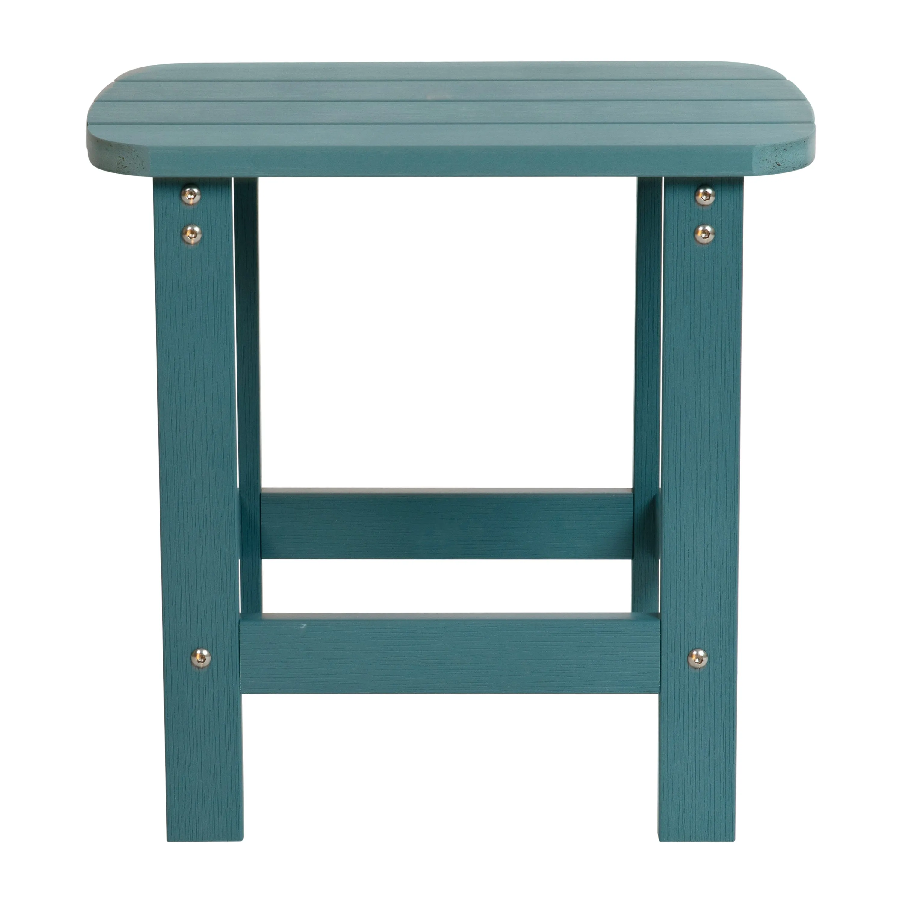 Charlestown All-Weather Poly Resin Wood Commercial Grade Adirondack Side Table