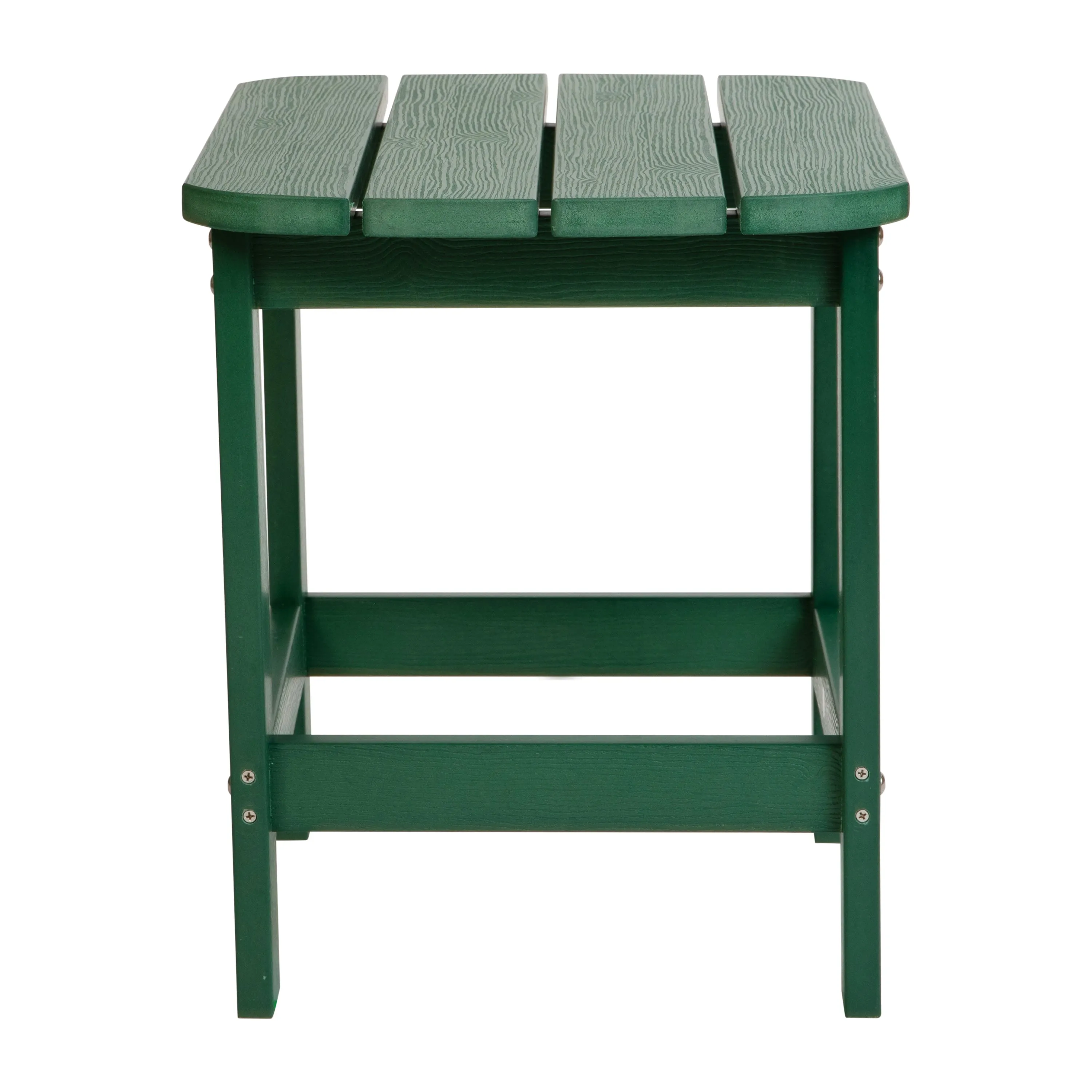 Charlestown All-Weather Poly Resin Wood Commercial Grade Adirondack Side Table