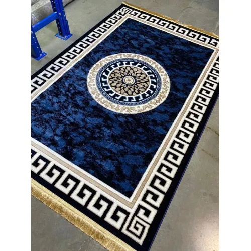 Cobalt Blue Center Rug