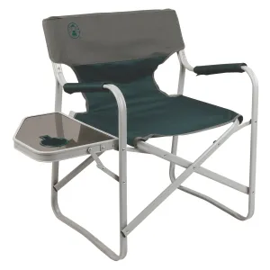 Coleman Outpost Elite Portable Chair with Side Table & Cup Holder, Weatherproof Outdoor Chair Supports up to 300lbs, Great for Sports, Tailgates, Campsite, Patio, Concert, & More