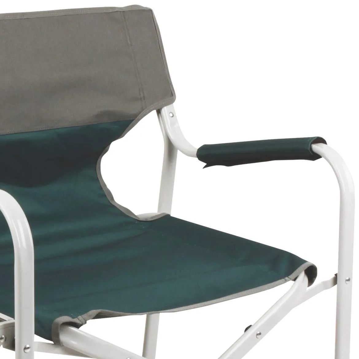 Coleman Outpost Elite Portable Chair with Side Table & Cup Holder, Weatherproof Outdoor Chair Supports up to 300lbs, Great for Sports, Tailgates, Campsite, Patio, Concert, & More