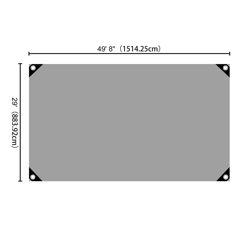 DIY 30x50 ft Heavy-Duty Tarp Shelter Cover Tarpaulin