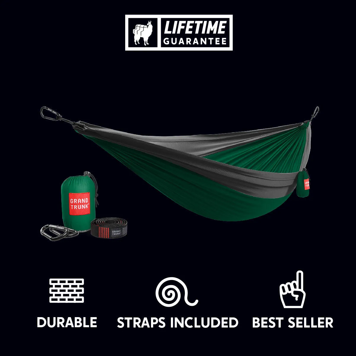 Double Deluxe Hammock w/Straps