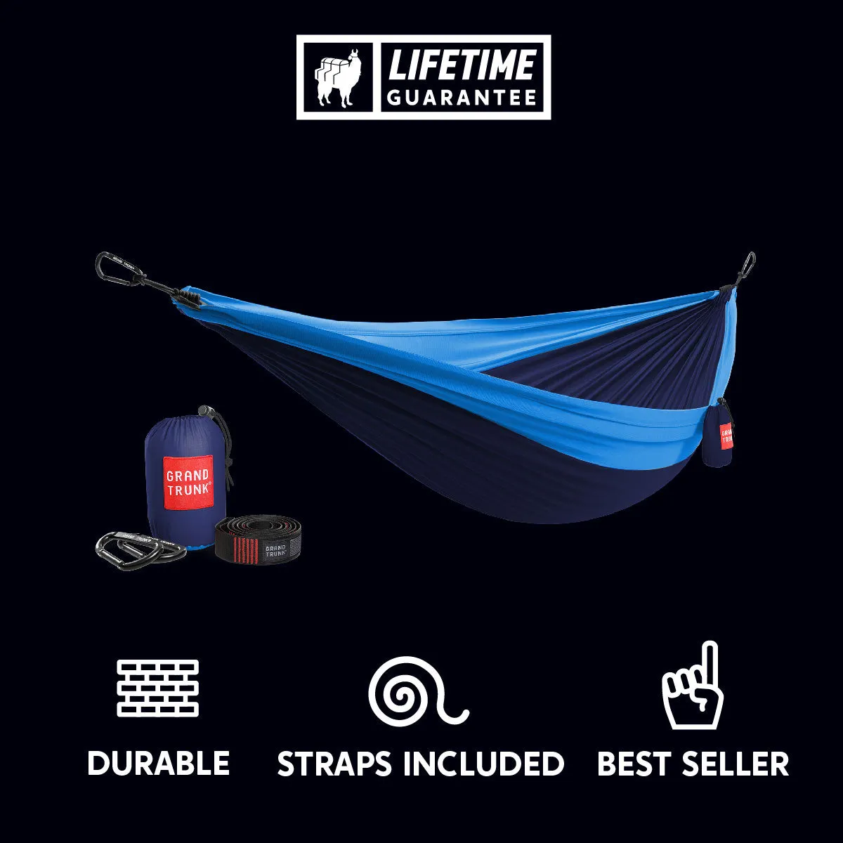 Double Deluxe Hammock w/Straps