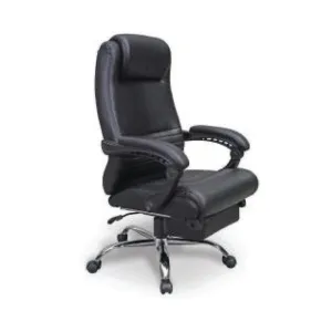 Euro Executive Chair Black Recliner