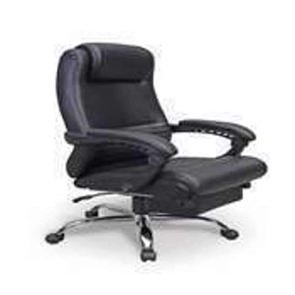 Euro Executive Chair Black Recliner