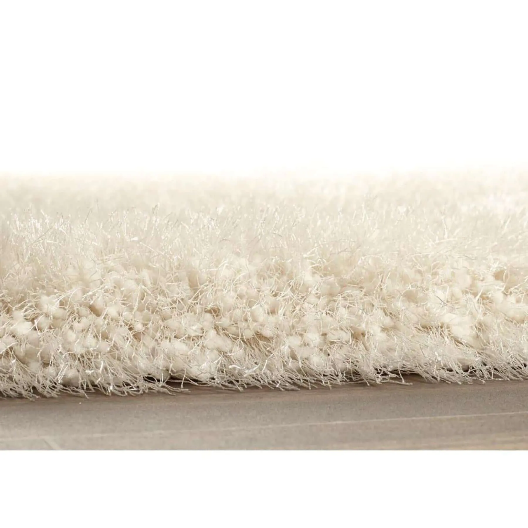 Extravagance Ivory Shaggy Rug