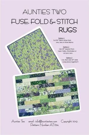 Fuse Fold and Stitch Rugs