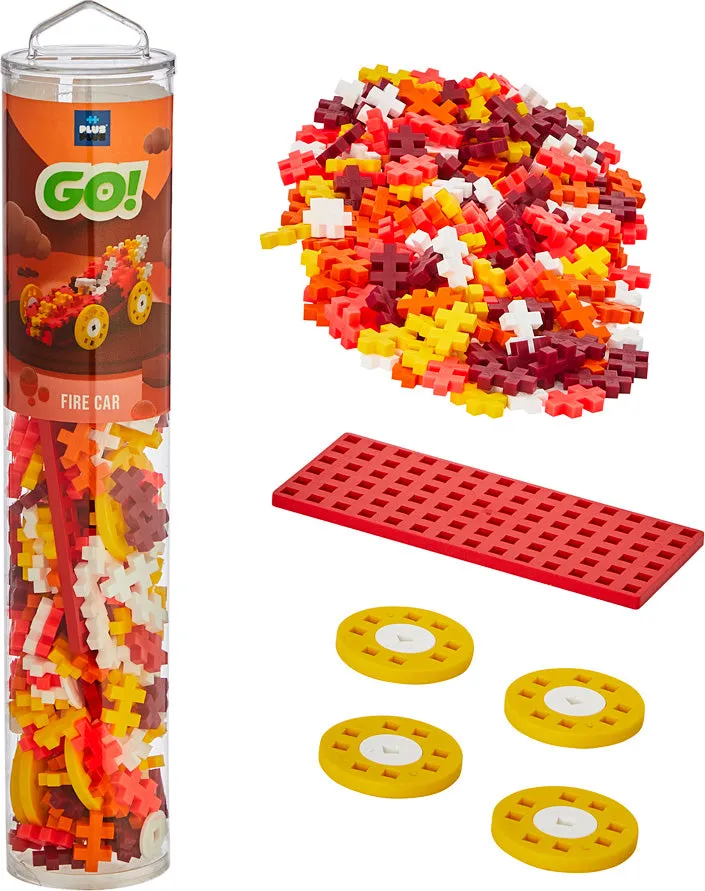 Go! Fire Cars Plus Plus 200 pc Tube