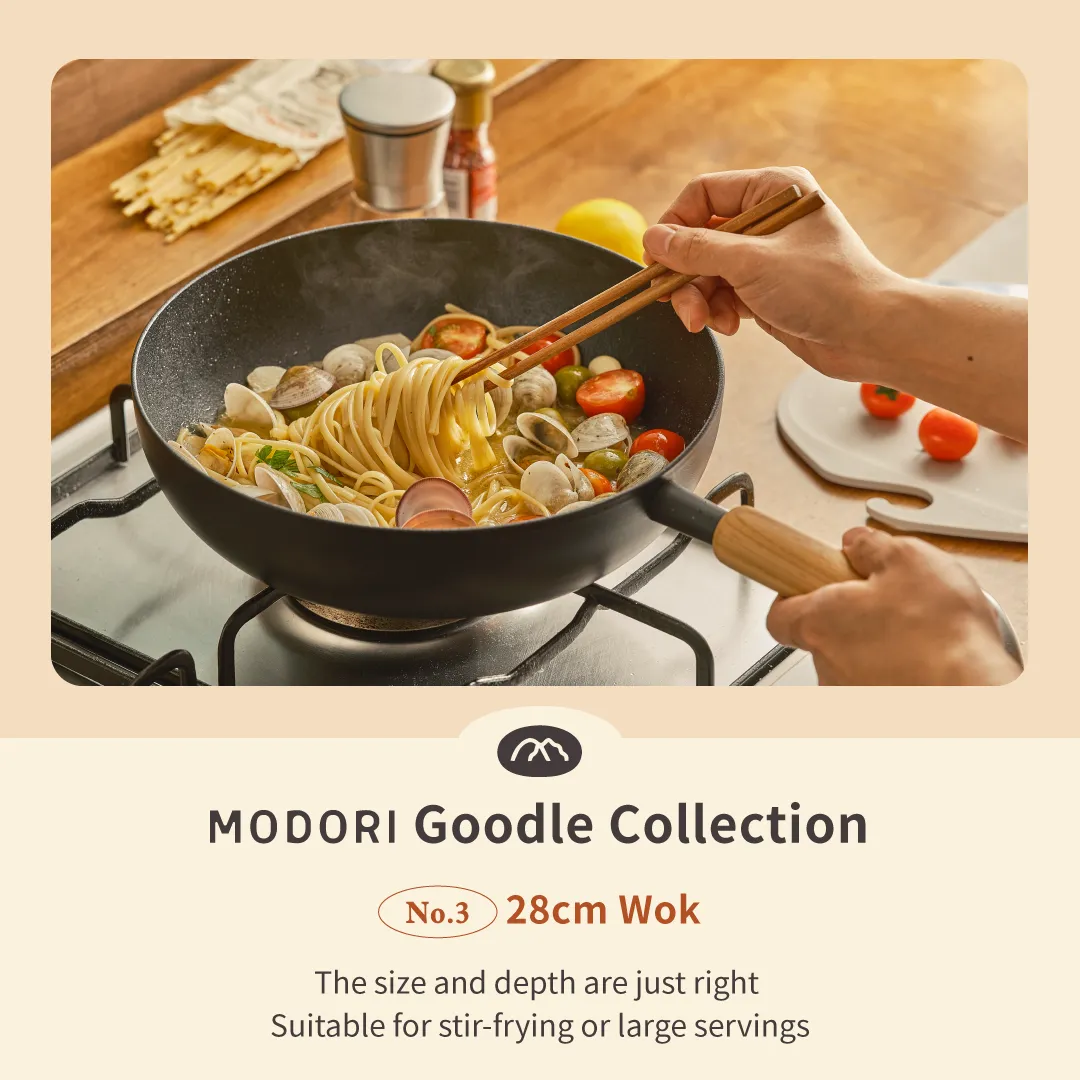 Goodle Black - 28cm Wok