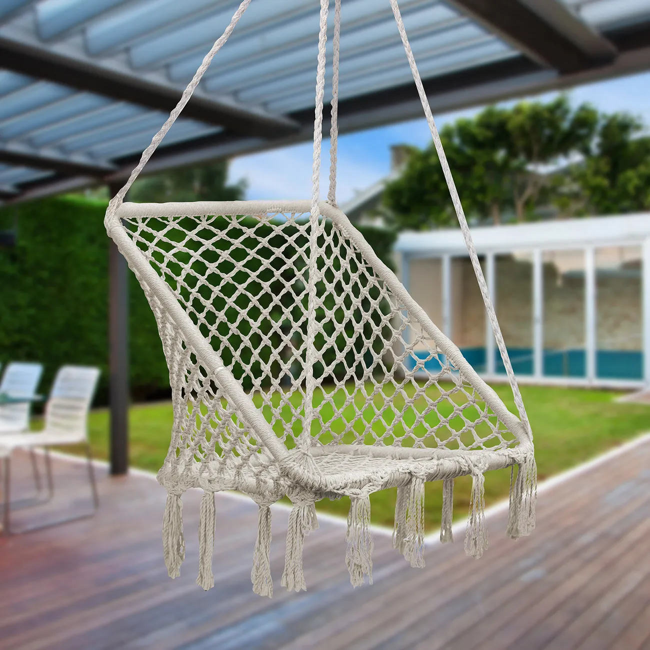 Hammock Chair Macrame Swing (Square Style)