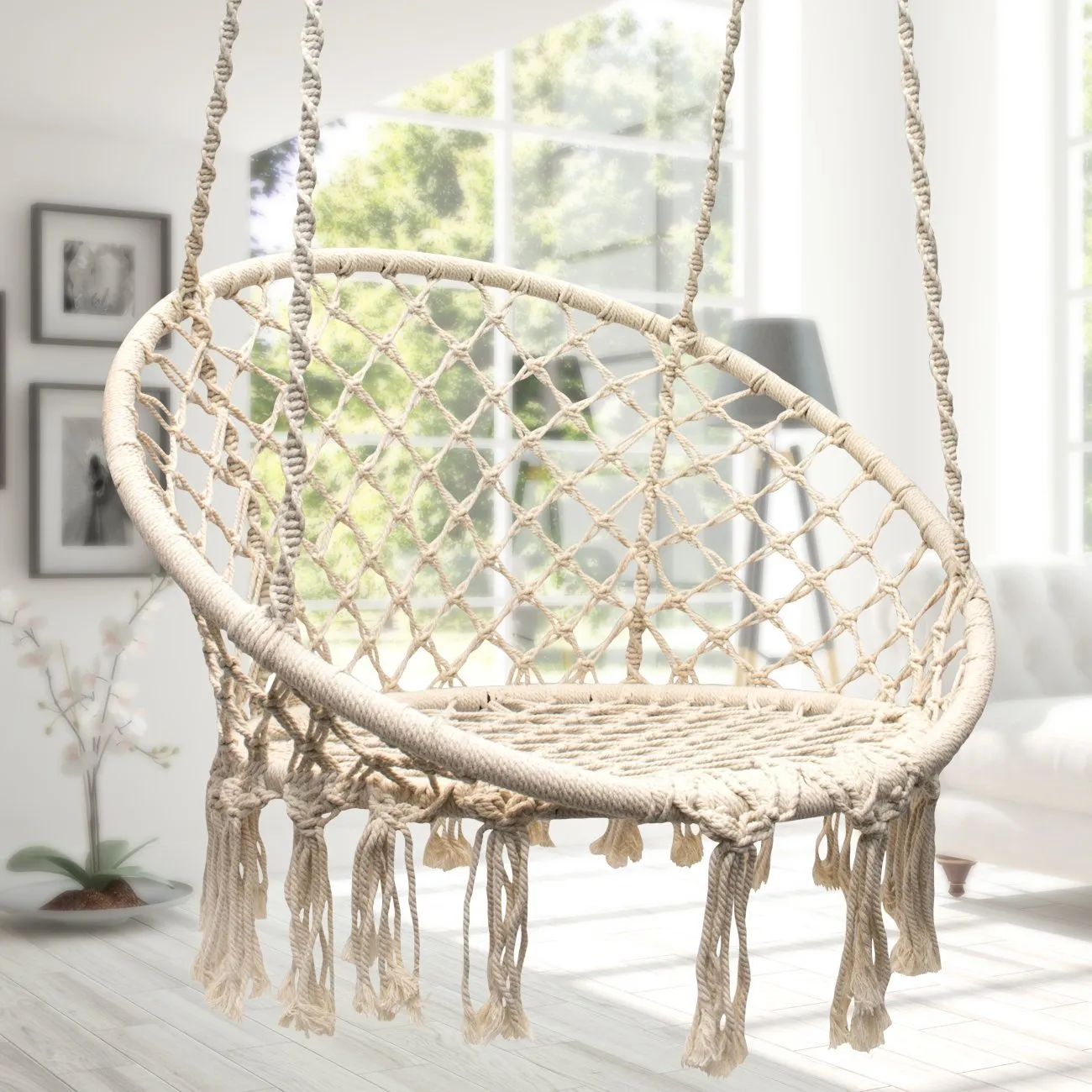 Hammock Chair Macrame Swing