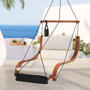 Hammock Chair Wooden Hanging Outdoor Lounge Patio