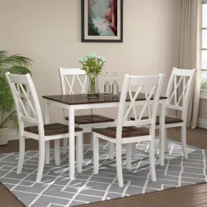 Home Kitchen Table and Chairs Wood Dining