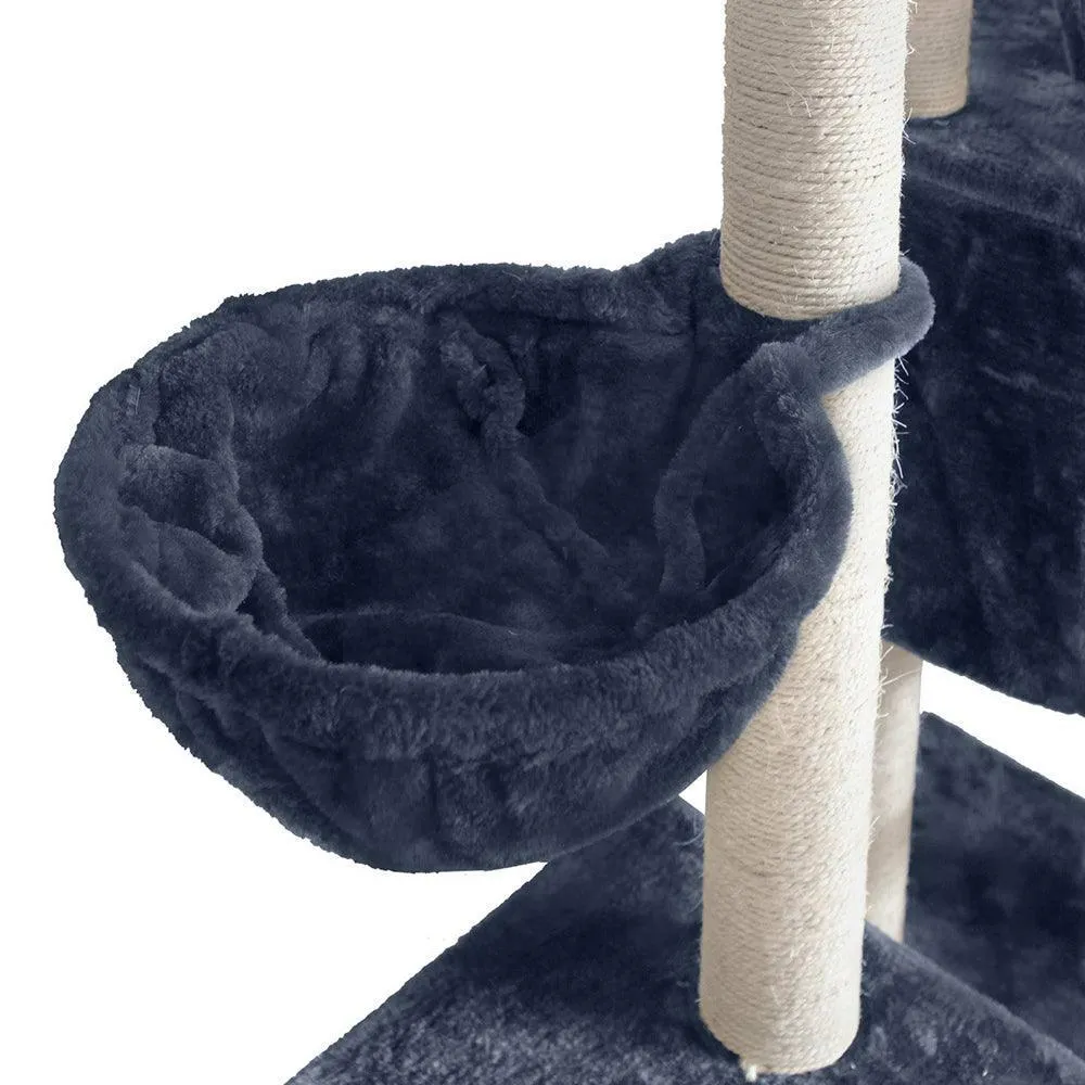 i.Pet Cat Tree 244cm Trees Scratching Post Scratcher Tower Condo House Furniture Wood