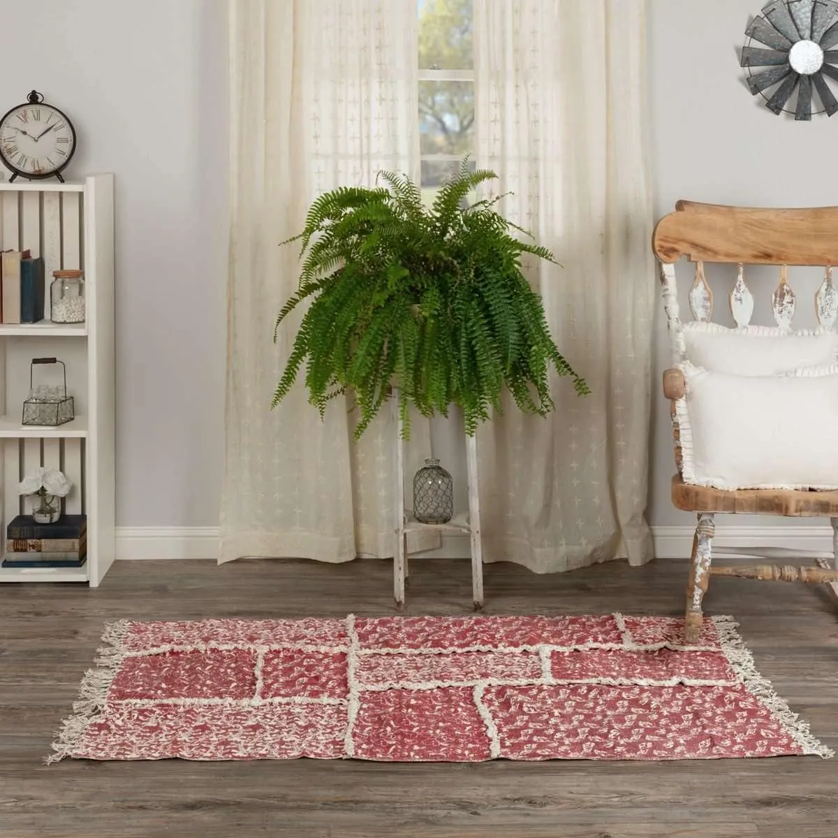 Isabella Patchwork Stenciled Rug 3'x5' VHC Brands