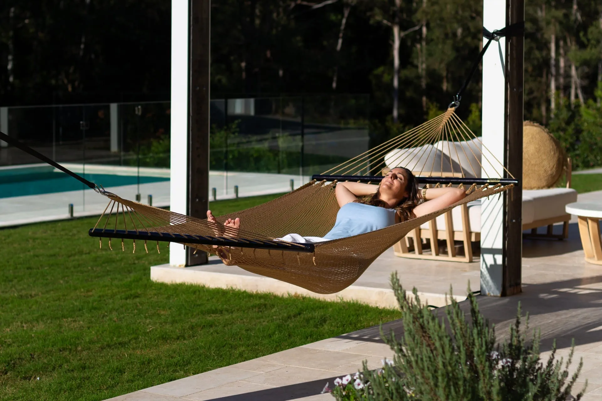 Island Inspired Spreader Bar Hammock