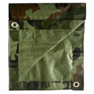 ITM MD-GT-CG-0810 8' Foot x 10' Foot Poly Camouflage Storage Tarp Cover - Quantity of 2