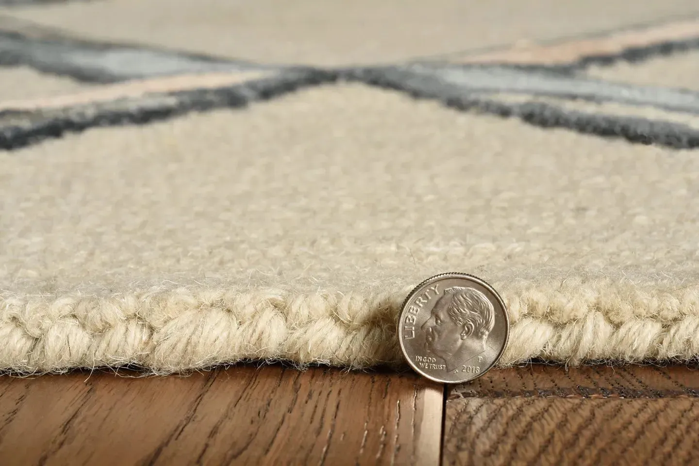 Libby Langdon Upton 4307 Putty/Slate Mod Scape Area Rug