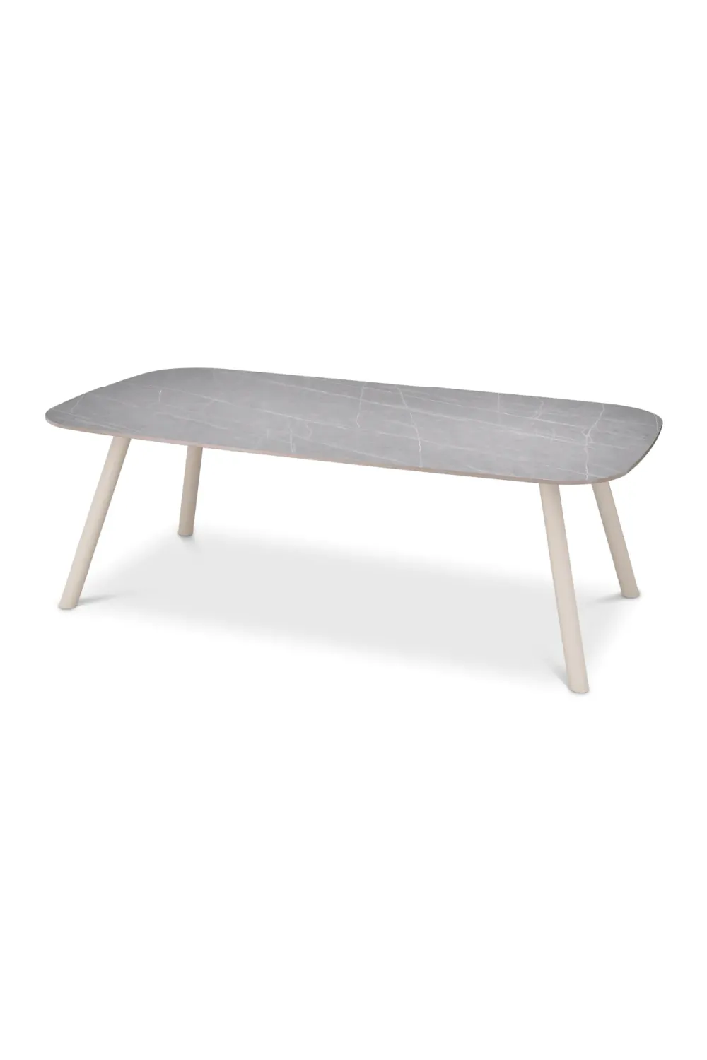 Light Gray Ceramic Outdoor Dining Table | Eichholtz Nassau