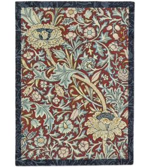 Morris & Co Oak Rug Trent Madder Red/Webb's Blue