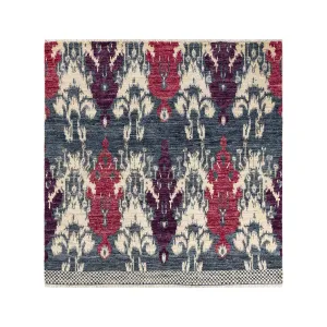 Multicolored Transitional Wool Rug - 6'1" x 6'2"