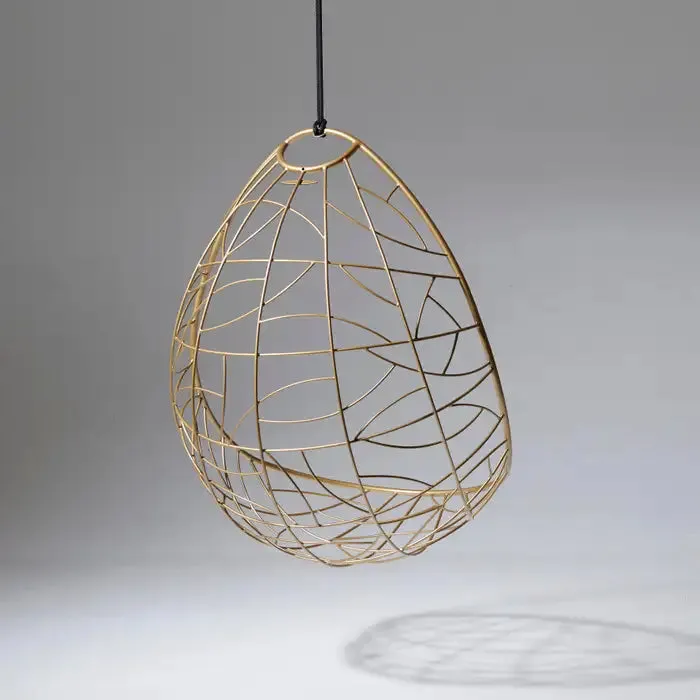 Nest Egg Hanging Swing Chair in Gold