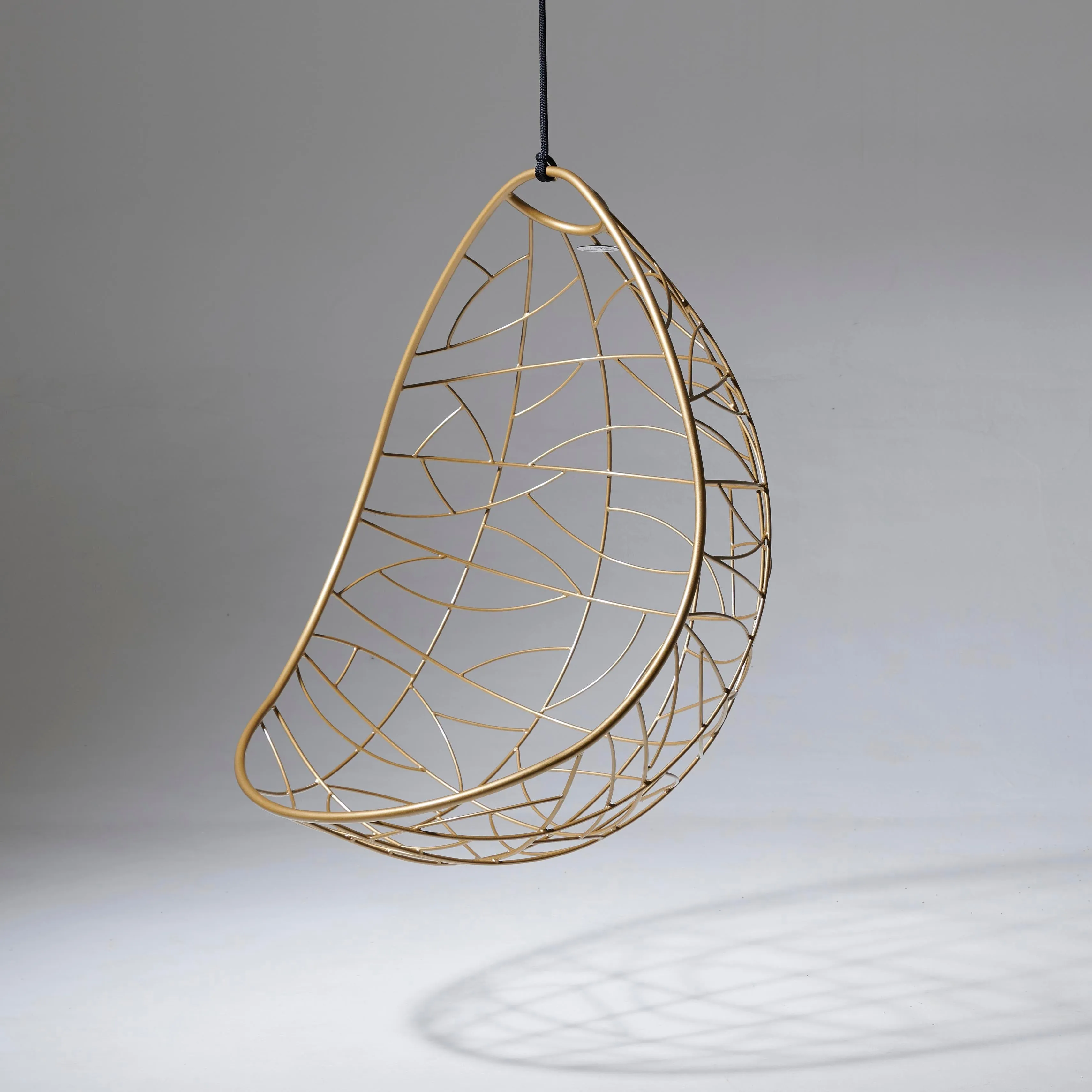 Nest Egg Hanging Swing Chair in Gold