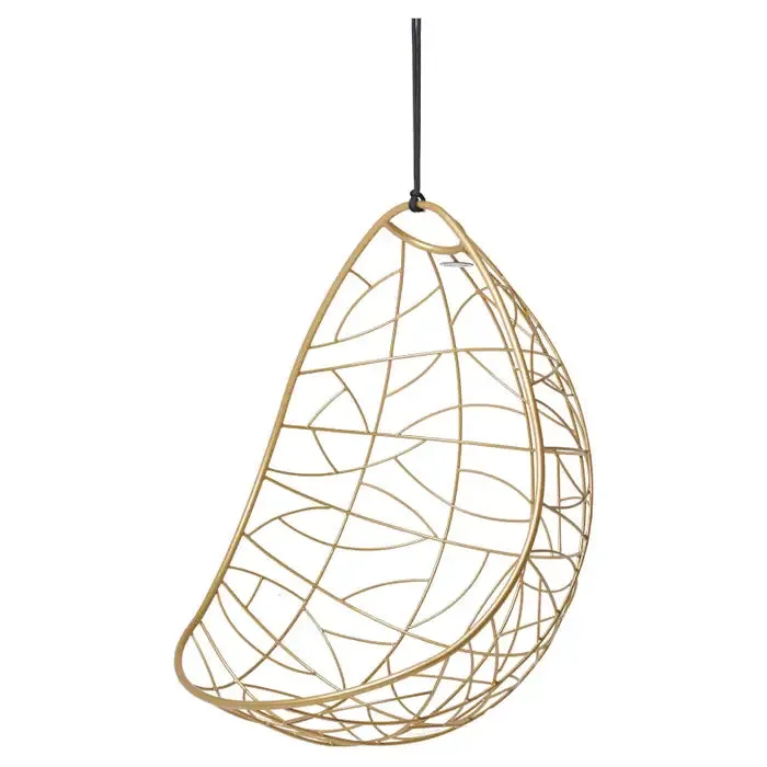 Nest Egg Hanging Swing Chair in Gold