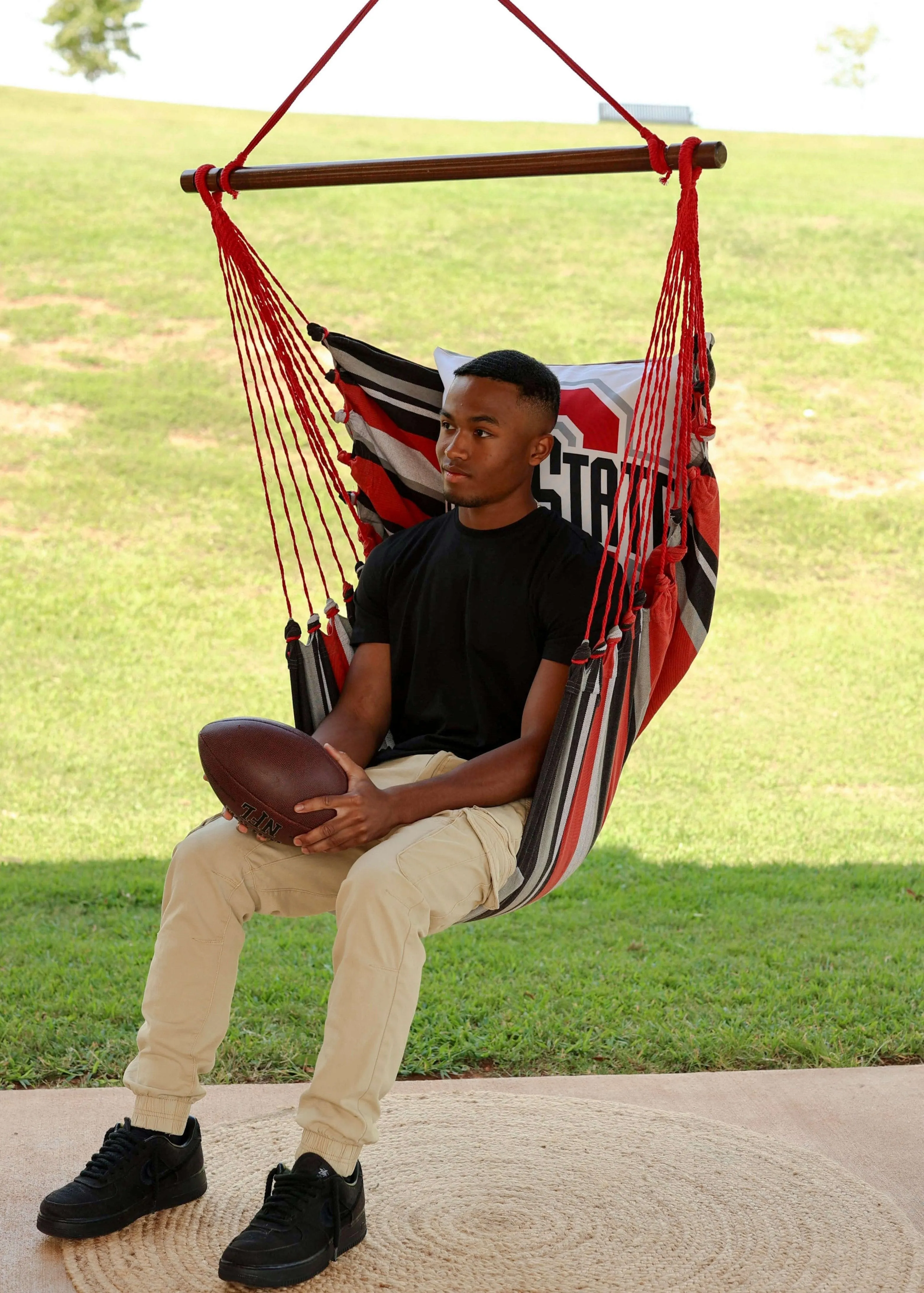 Ohio State Buckeyes Logo Hanging Chair Swing | OSU